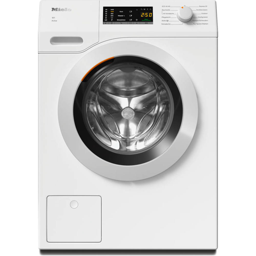 MIELE WCA032 WCS Active W1 Waschmaschine Frontlader: Lotosweiß 