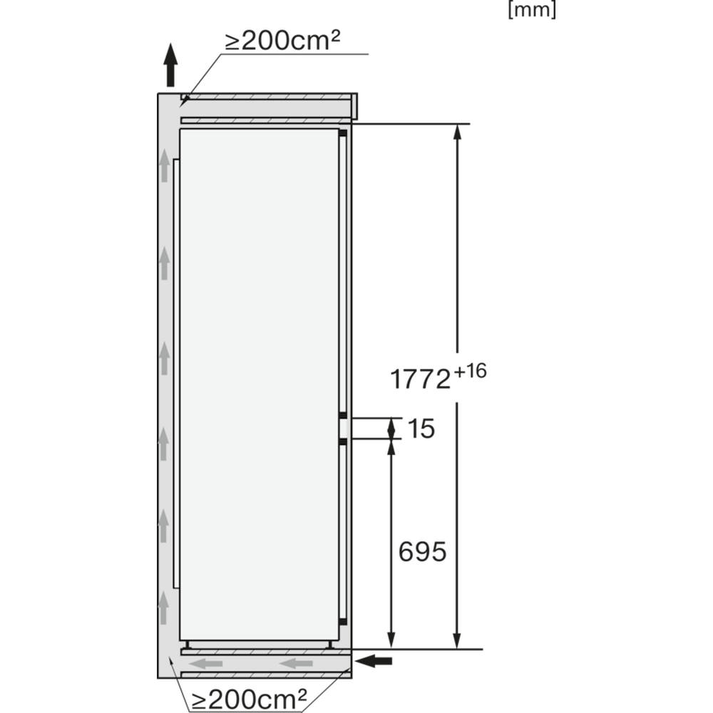 MIELE KFN 7795 D Einbau-Kühl-Gefrierkombination