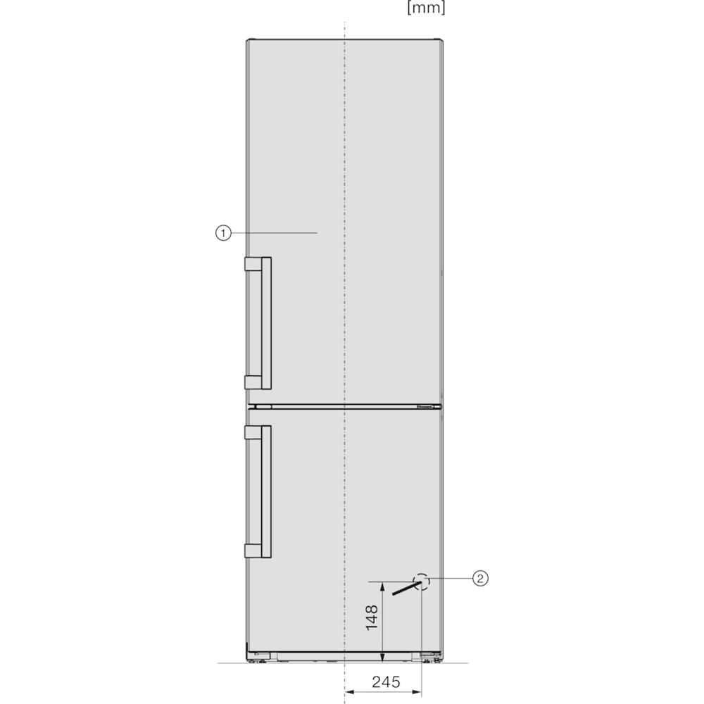 MIELE KFN 4795 CD Stand-Kühl-Gefrierkombination Edelstahl CleanSteel